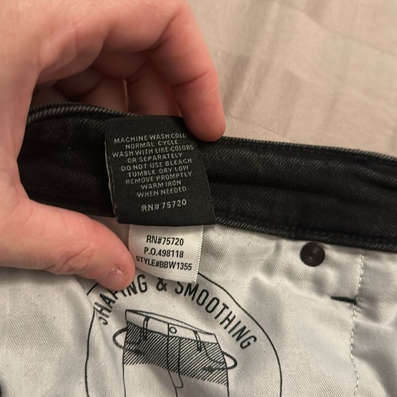 BUCKLE BLACK HIGH RISE SHORTS SIZE 30 - Picture 7 of 7